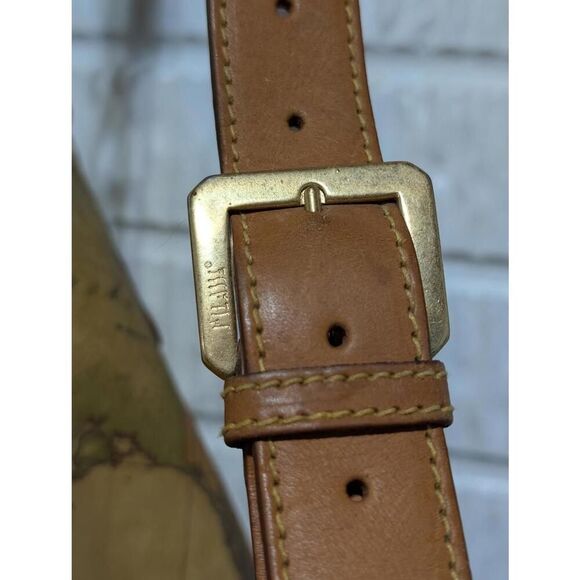 Alviero Martini Vintage Italian Map Print XL Drawstring Bag - Picture 6 of 15